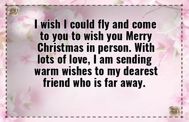 Merry Christmas Greetings For Friends