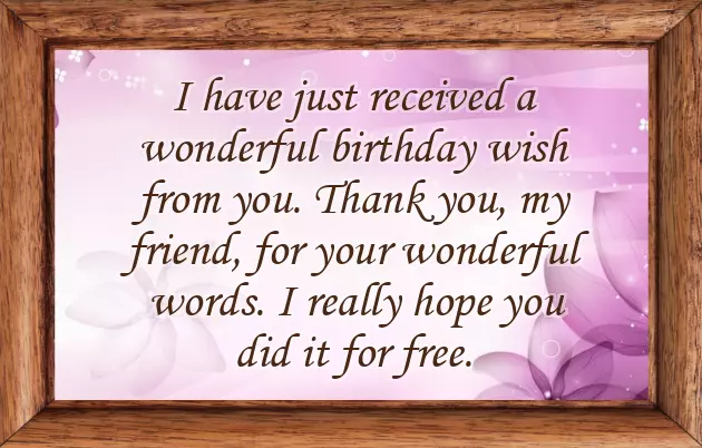 Thanks For Birthday Wishes To Someone Special Thanks For Birthday Wishes To Someone Special