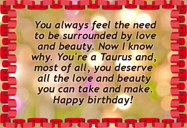 Birthday Wishes For Taurus Female Birthday Wishes For Taurus Female