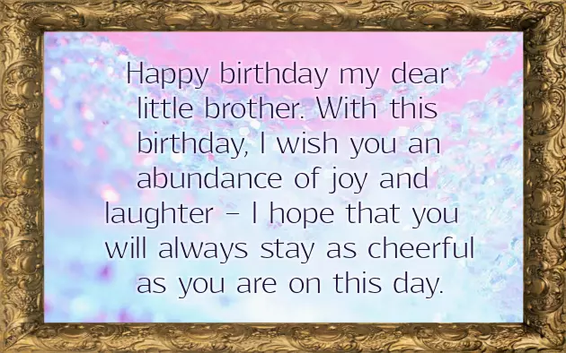 Birthday For Little Brother Birthday For Little Brother