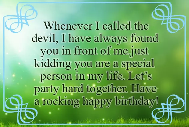 Long Birthday Message For Best Friend
