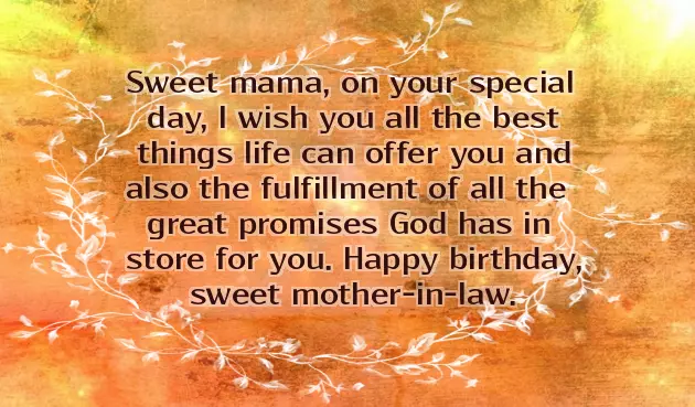 Birthday Greetings To Mother In Law