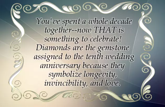 Tenth Anniversary Gift