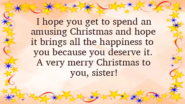 Merry Christmas Sister Quotes