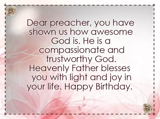 Pastor Birthday Wishes