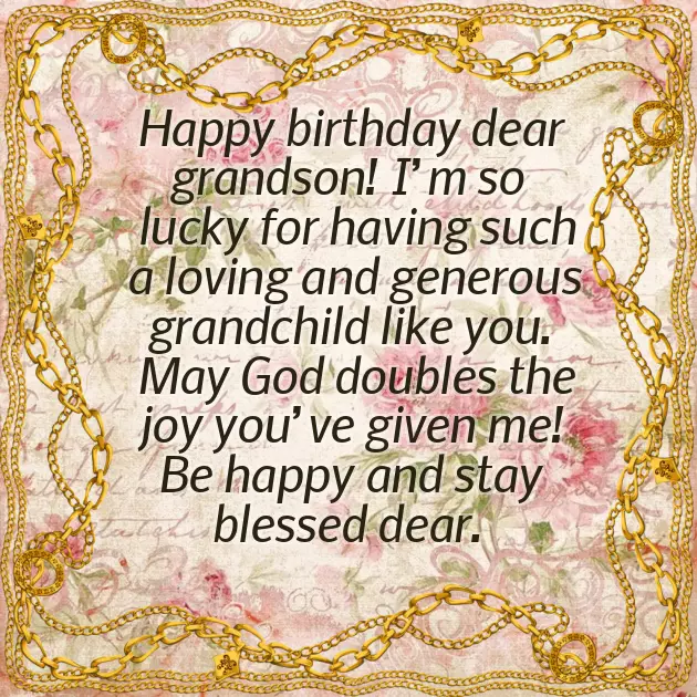 Congratulations On Grandson