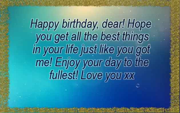 Birthday Wish For Wife Status