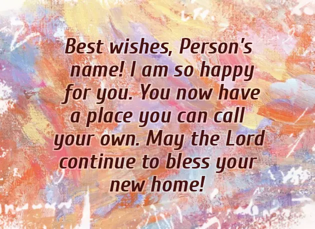 Wishes On New House Warming