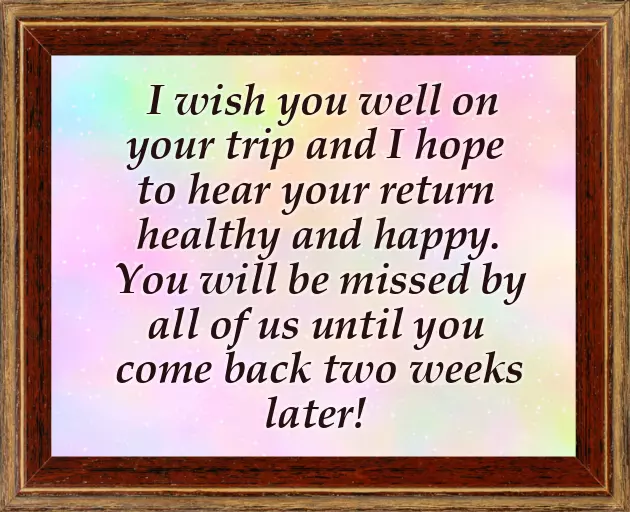 Wish You A Nice Trip Wish You A Nice Trip