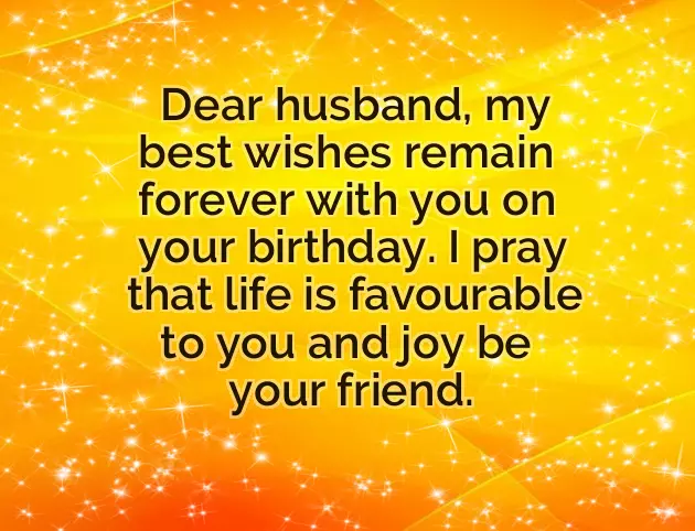 Birthday Blessings For My Husband
