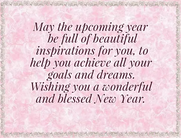 Inspirational Wishes For The New Year