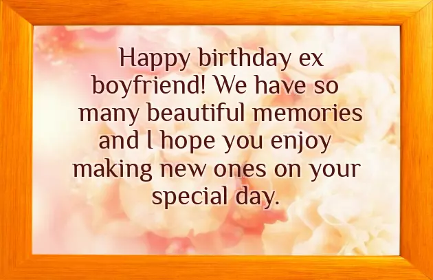 Birthday Text For Ex
