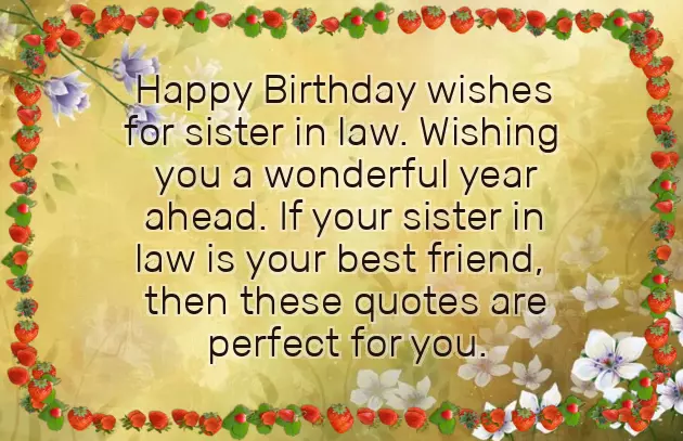 Sister In Law Funny Birthday Wishes Sister In Law Funny Birthday Wishes