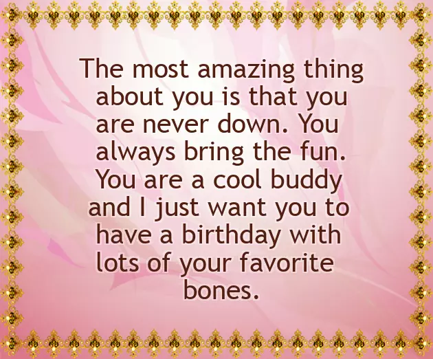 Birthday Wishes With Dog