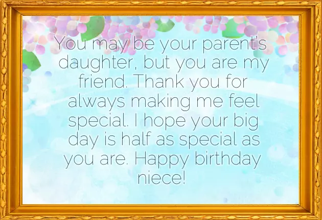 Birthday Wishes To My Niece