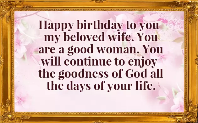 Christian Birthday Wishes For Wife From Husband