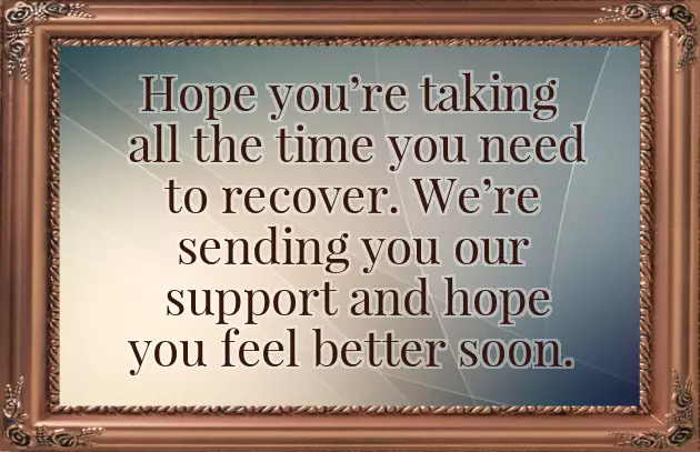 Get Well Soon Message