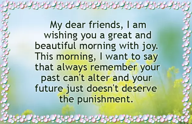 Good Morning Blessing Message To A Friend