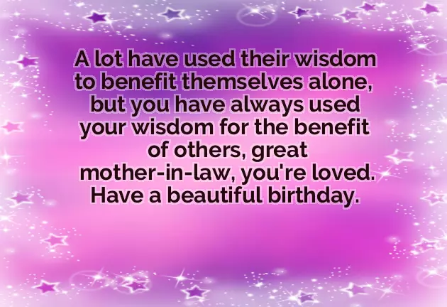 Birthday Wishes To Mother In Law From Daughter In Law