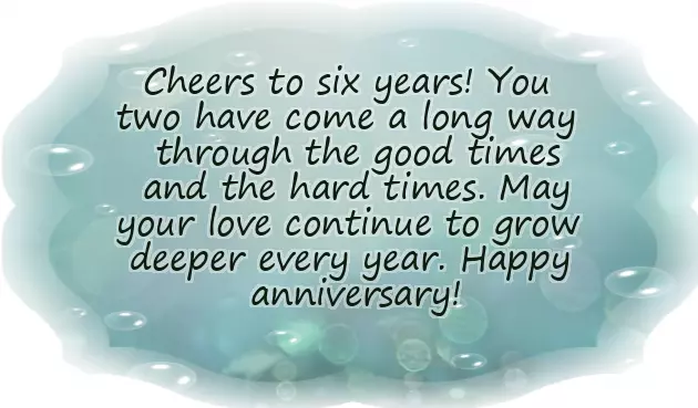 6Th Anniversary 6Th Anniversary