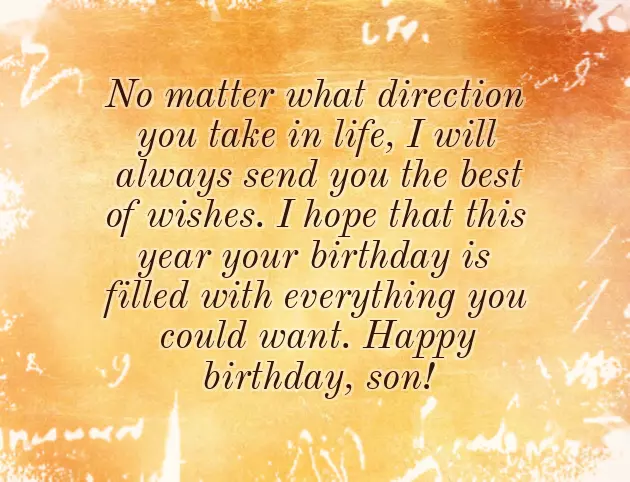 Best Wishes Son Birthday