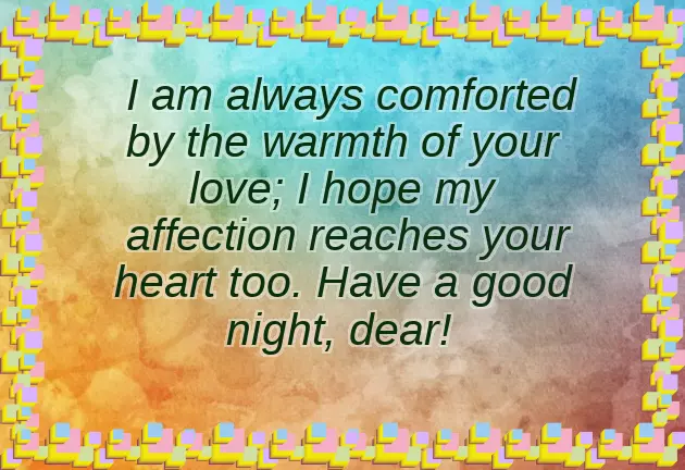 Good Night Greetings Messages