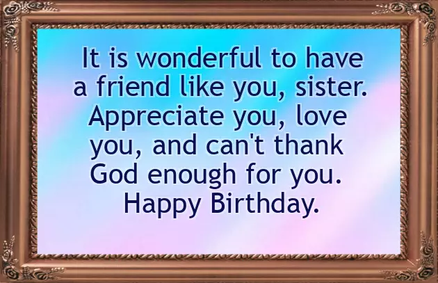 Birthday Wishes To Dear Sister