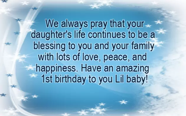 Birthday Wishes To 1 Year Old Boy