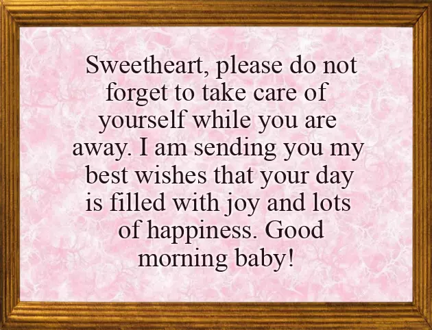 Good Morning Message Relationship