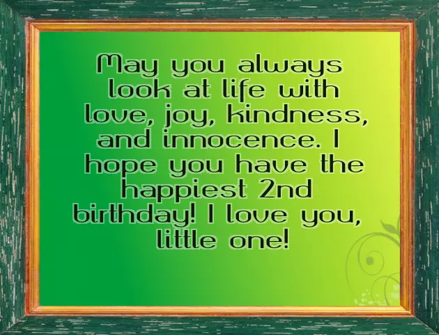 Happy 2Nd Birthday Wishes To My Granddaughter