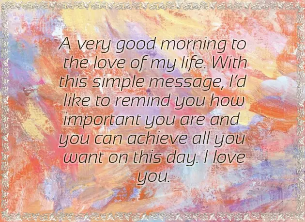 Best Morning Message For Wife