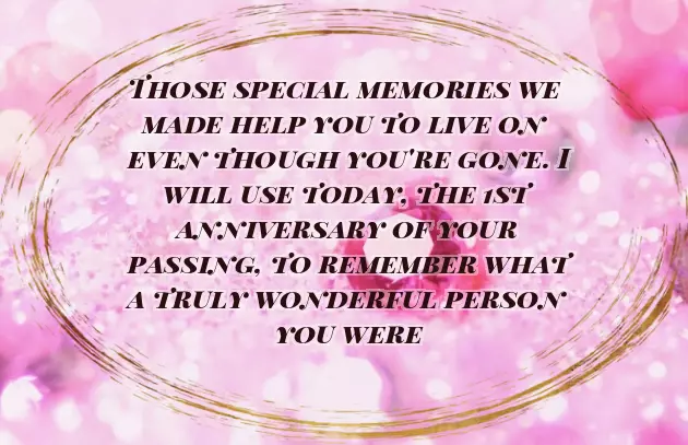 One Month Death Anniversary Quotes