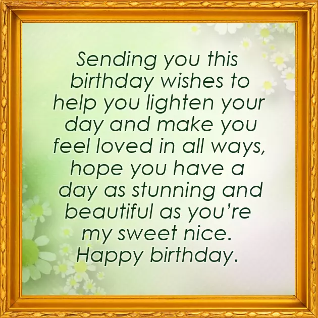 Simple Birthday Wishes For My Niece
