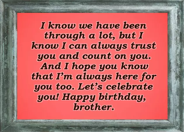 Best Wishes On Brother Birthday