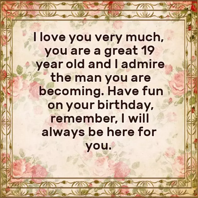 Happy 19Th Birthday Son Quotes