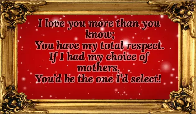 Poems For Mom From Son