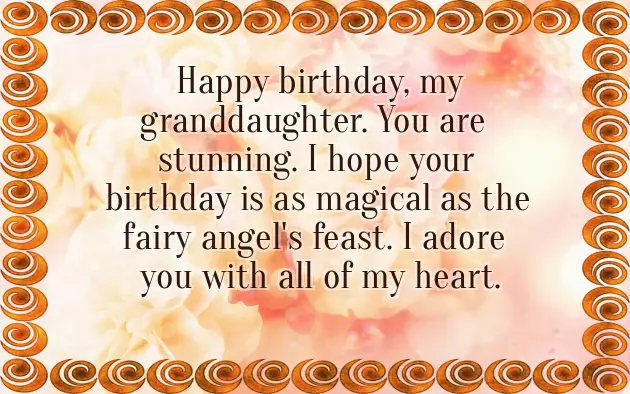 Birthday Wishes Granddaughter Quotes