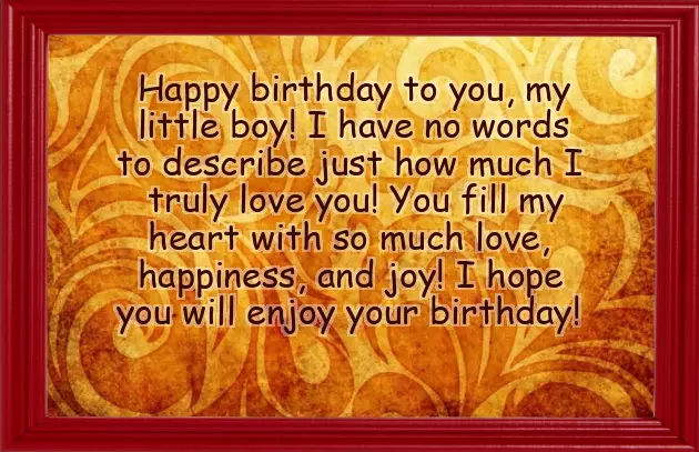 2Nd Baby Boy Birthday Wishes