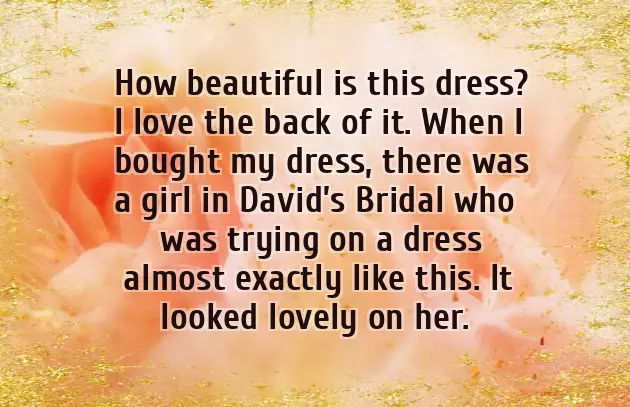 Wedding Dress Shopping Quotes