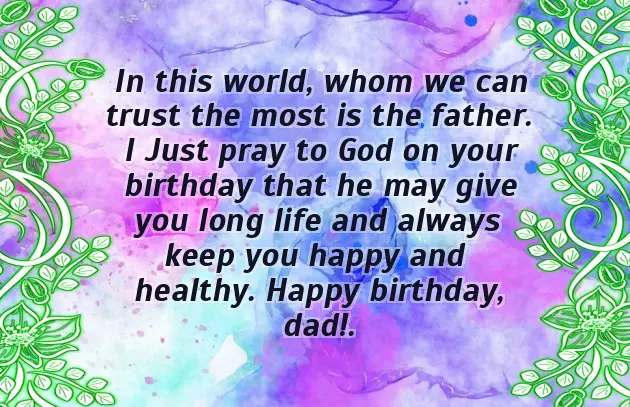 Wishes Of Birthday For Father Wishes Of Birthday For Father