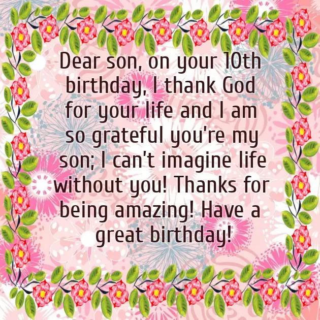 Happy Birthday Wishes To 10 Year Old Boy Happy Birthday Wishes To 10 Year Old Boy