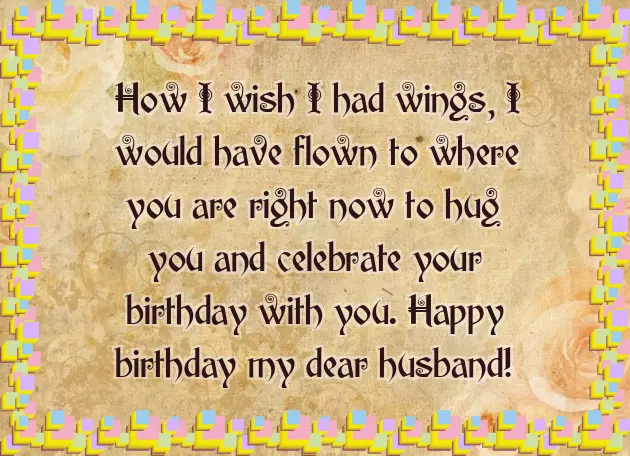Distance Relationship Birthday Wishes