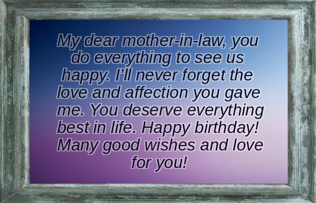 Wish For Mother In Law