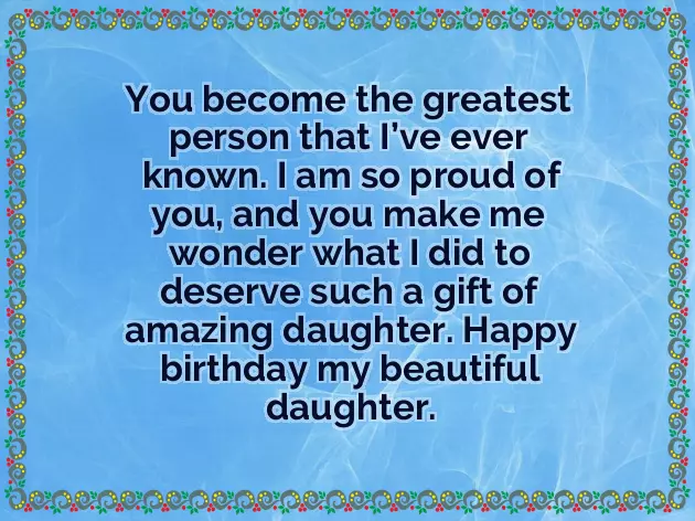 Birthday Sentiments For Daughter Birthday Sentiments For Daughter