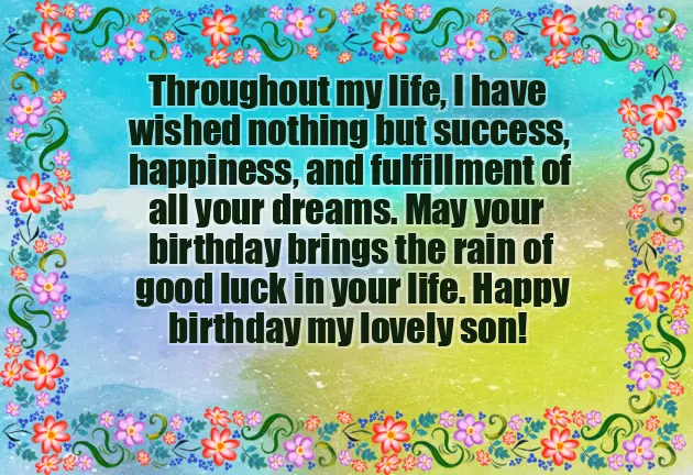 Happy Birthday Post For Son Happy Birthday Post For Son