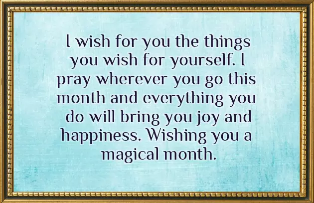 New Month Messages For Friends And Family