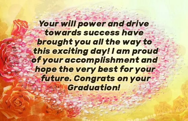 Congratulating Son On His Graduation