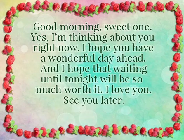 Morning Husband Messages