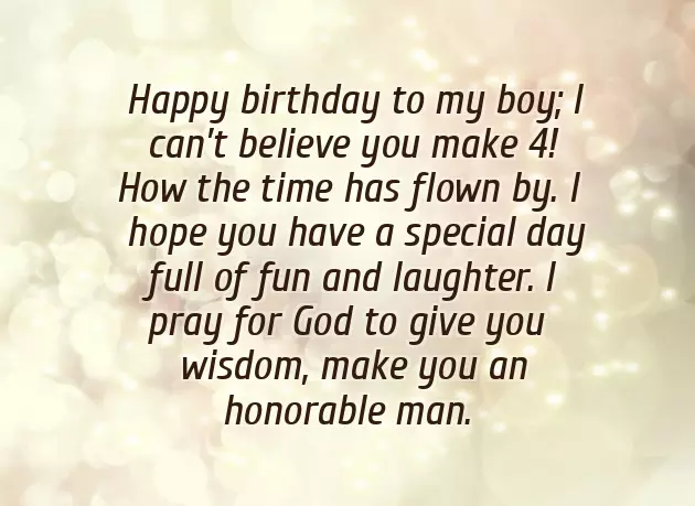Birthday Wishes For 4 Years Baby Boy Birthday Wishes For 4 Years Baby Boy