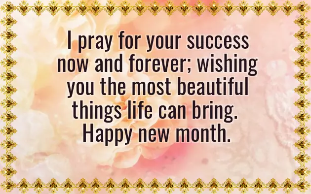 February New Month Message February New Month Message